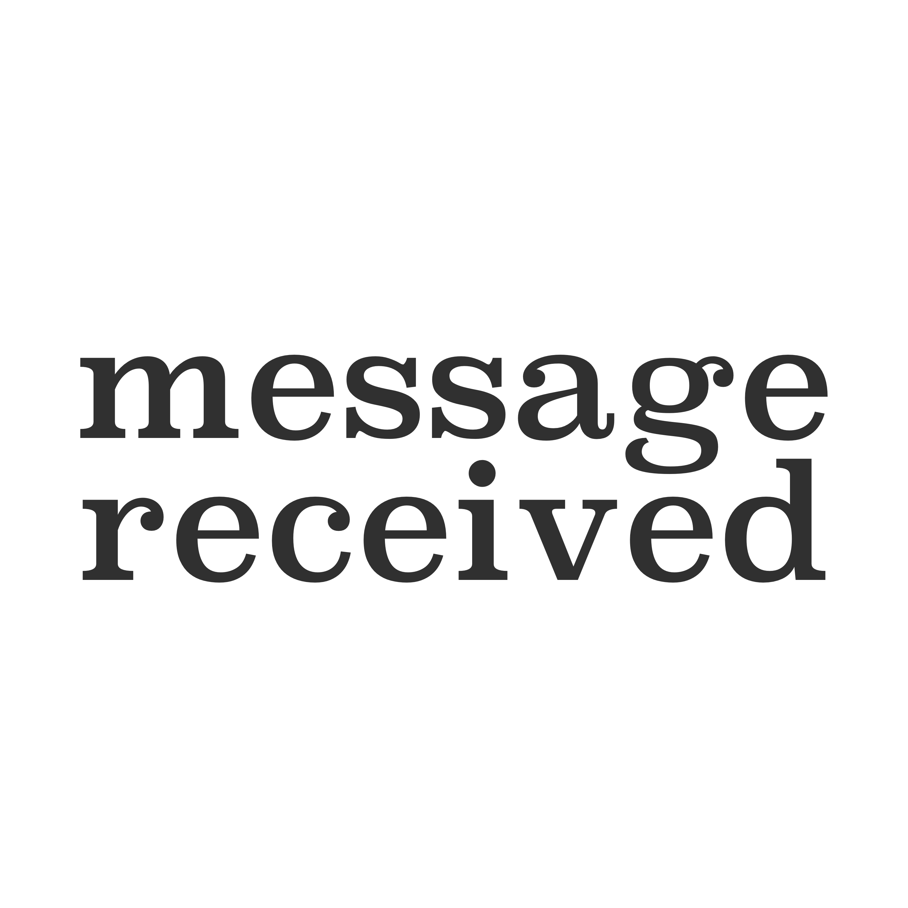 i received your message